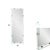 Silver Vivaldo Floating Dressing Mirror with Glass Box Frame For Sale - Image 8 of 10