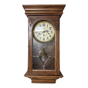 1984 Ansonia Clock Co. Model 867 Oak Wall Clock