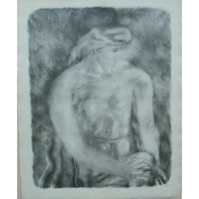 Georges Braque, Modèle nu aux feuilles, Lithograph For Sale