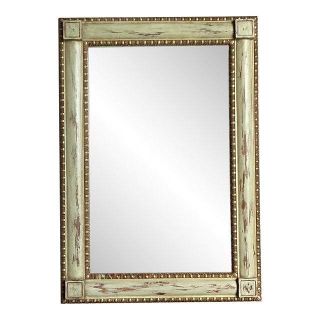 Vintage Regency Gilt Tipped Mirror For Sale