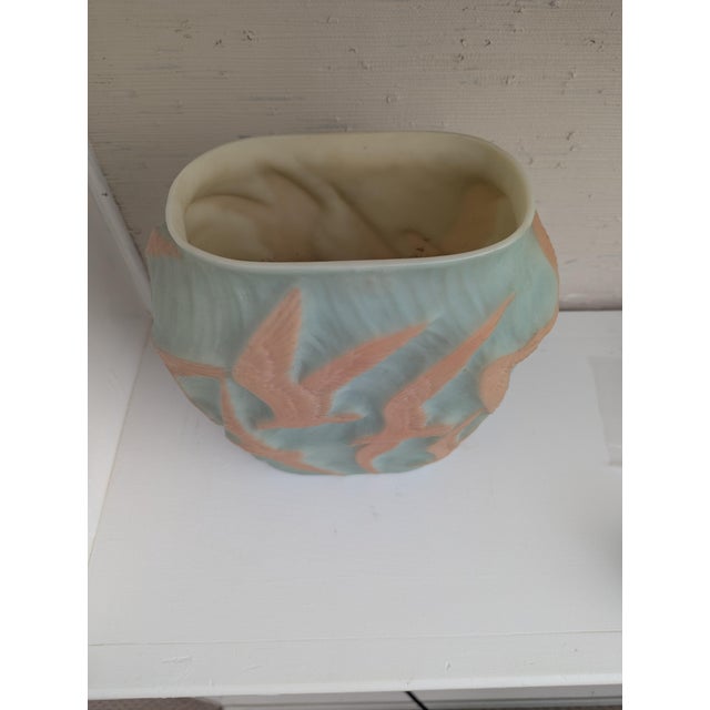 Phoenix Glass Phoenix Consolidated Art Glass Vase For Sale - Image 4 of 5