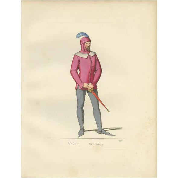 Bonnard, Italian Valet, 1860, Paper For Sale