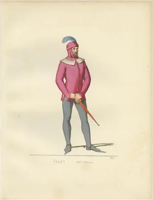 Bonnard, Italian Valet, 1860, Paper