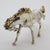 Metal Vintage Italian Handmade Genuine Silver Partially Gilded Horse Figurine Miniature Sculpture For Sale - Image 7 of 10