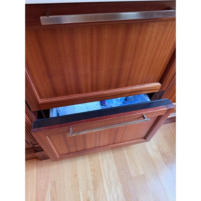 Stunning Hand Carved Mahogany Wet Bar. For Sale - Image 11 of 12