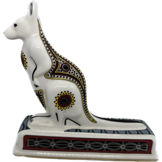 1990s Vintage 1990s English Wedgwood Noah’s Ark Kangaroo Porcelain Figurine For Sale - Image 5 of 8
