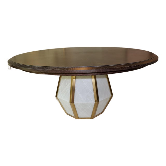 Laura Kirar for Baker Bezel Dining Table For Sale