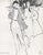 Mid-Century Modern 1951 Set of 2 French Fashion Prints...Dior, Balenciaga, Matted For Sale - Image 3 of 7