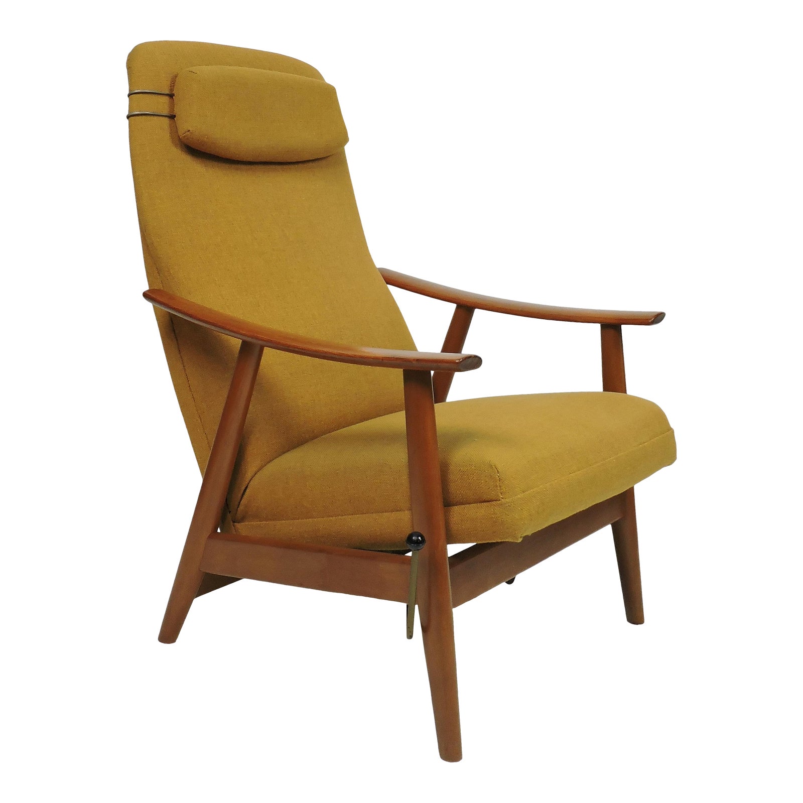 Danish Modern High Back Teak Rocker Recliner Chair by Arnt Lande Chairish