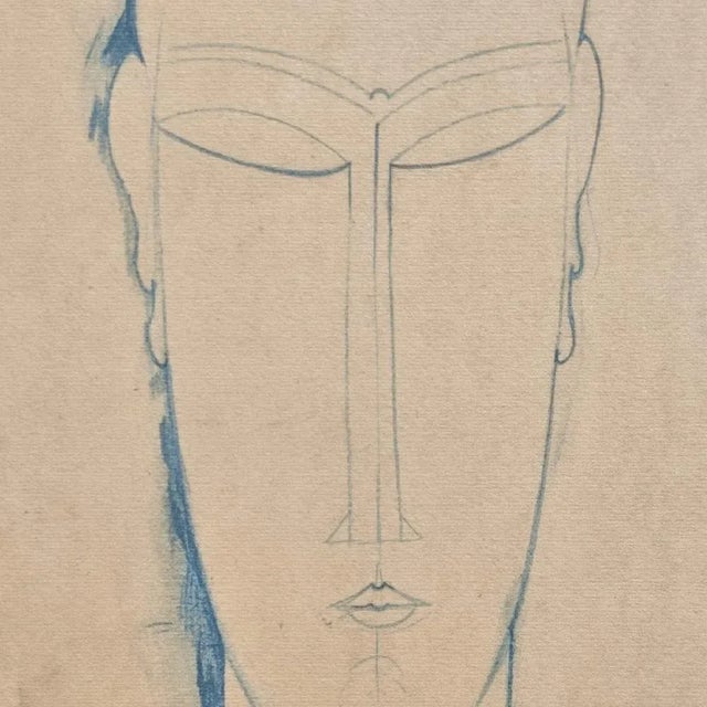 A. Modigliani, Testa di Cariatide, Lithograph For Sale - Image 4 of 7