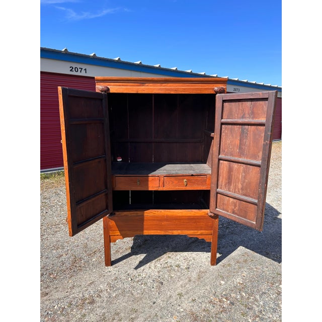Late 19th Chinese Armoire For Sale - Image 4 of 9