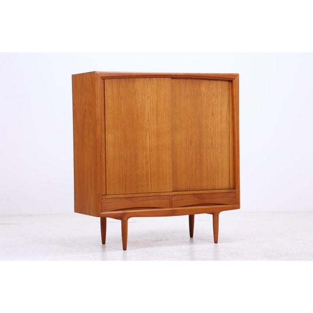 Vintage Teak Cabinet with 2 Doors by Axel Christensen for Aco Møbler For Sale - Image 3 of 18