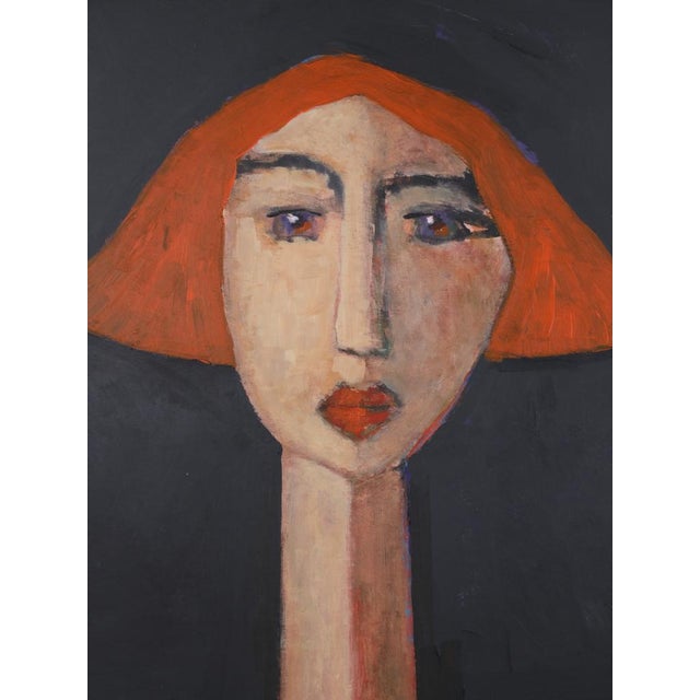 Harry Charles Tim, Alice, Longhead Series, 2020s, Acrylic Painting For Sale - Image 4 of 18