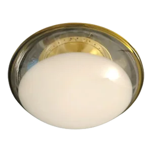 1960s Murano Milky White Flush Mount
