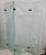 Transparent Vintage Etched Glass Paravent Screen Room Divider For Sale - Image 8 of 9