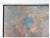 Large abstract expressionist gestural painting on canvas with bold, black lines over a heavily textured background of...