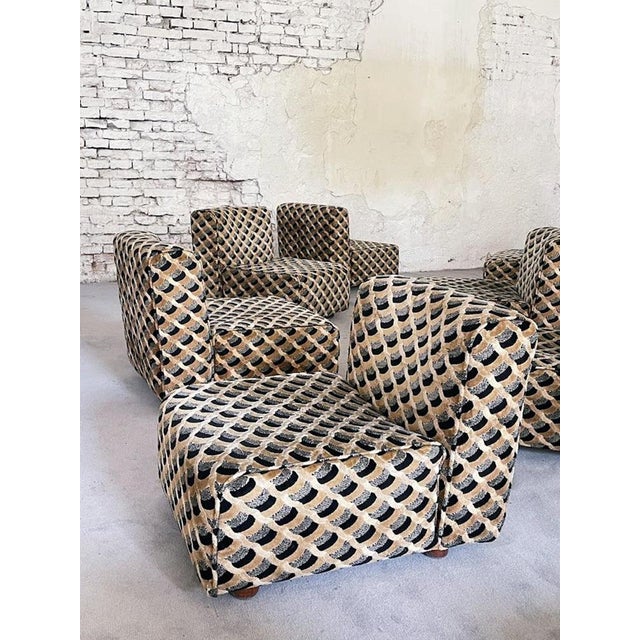 Mid-Century Italian Modular Lounge Chair in the style of Tito Agnoli, 1960s For Sale - Image 6 of 11