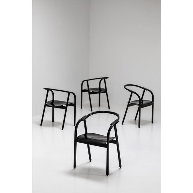Otto Chairs from Werther Toffoloni, Set of 4 For Sale - Image 6 of 14
