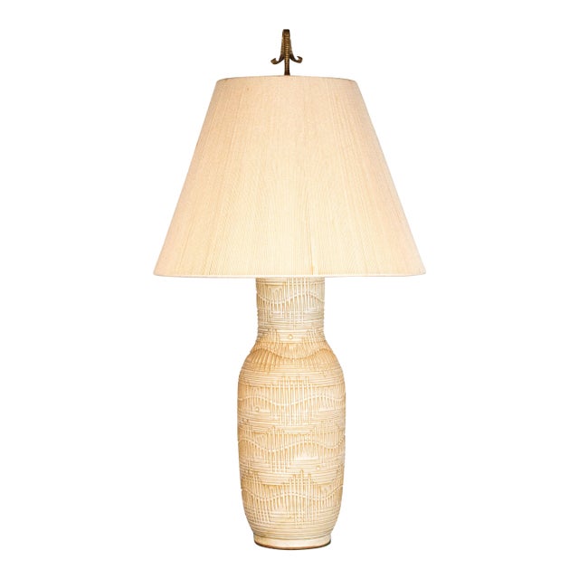 1950s Lee Rosen for Design Technics Attr. Ceramic Table Lamp For Sale