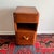 Heywood Wakefield 1940s Nighstand. Newly refinished. From the Rio Collection Upper drawer over an open shelf and drop...