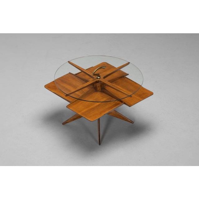 Paolo Buffa Revolving Side Table, Italy, 1950s For Sale - Image 4 of 18