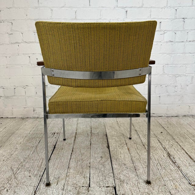 Mid Century Modern Robert John Stainless Steel Armchair For Sale In Cleveland - Image 6 of 12