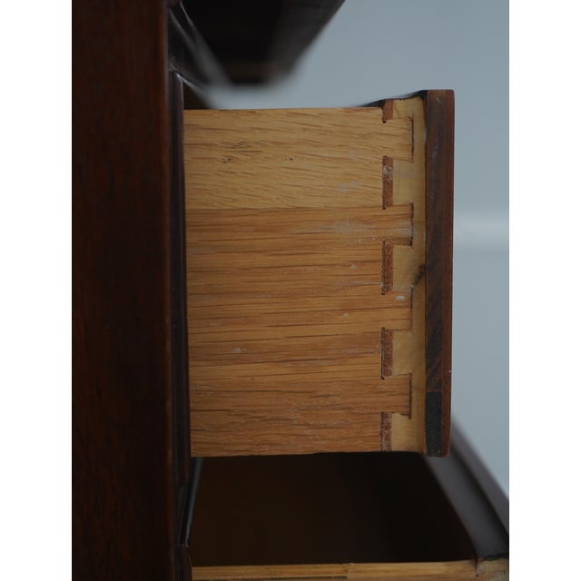 1990s Councill Craftsmen Mahogany 8 Drawer Dresser For Sale - Image 5 of 14