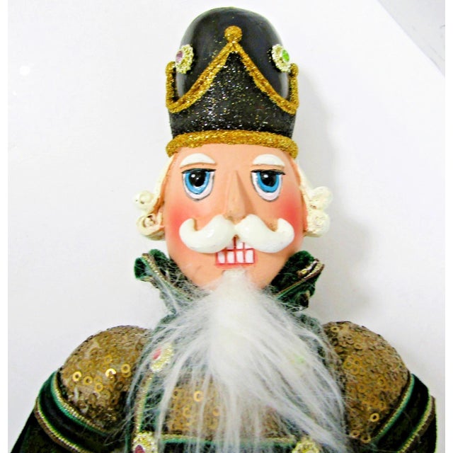 1990s Two Katherine's Collection Nutcracker Shelf Sitter Dolls Christmas Castle Theme For Sale - Image 4 of 12