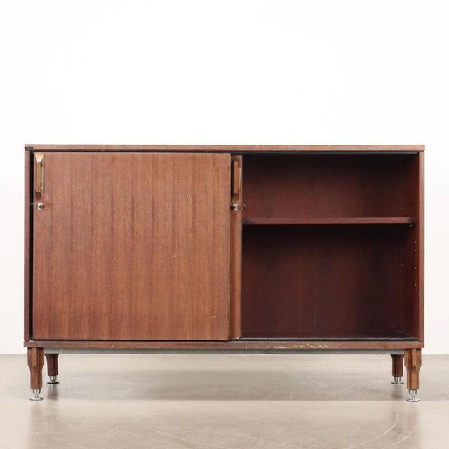 Vintage Laminate Teak Cabinet from Anonima Castelli, Italy, 1960s-1970s For Sale - Image 4 of 13