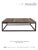 Vintage British Baking Pallet Coffee Table For Sale