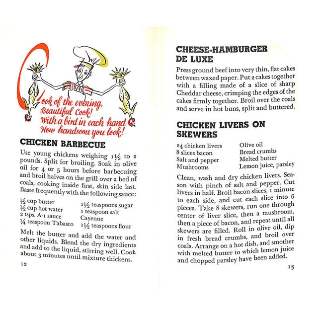 White "The Abc of Barbecue" 1954 For Sale - Image 8 of 8