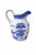 A beautiful vintage Chinese blue and white porcelain pitcher in the timeless Canton style. Richly decorated in classic...