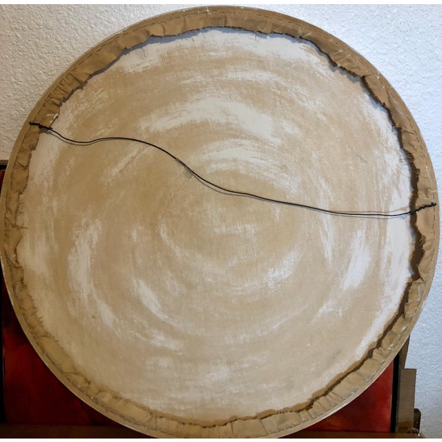 Cream Johnathan Singer, 1972 Abstract Oil Painting Homage to Ilya Bolotowskiy Hard Edged Abstraction, 1972 For Sale - Image 8 of 8