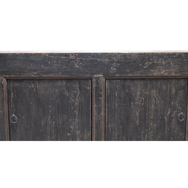 Wood Vintage Distressed Reclaimed Wood Sideboard Cabinet 28 For Sale - Image 7 of 11
