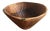 Moroccan Hand-Carved Walnut & Gemstone Salad Bowl For Sale