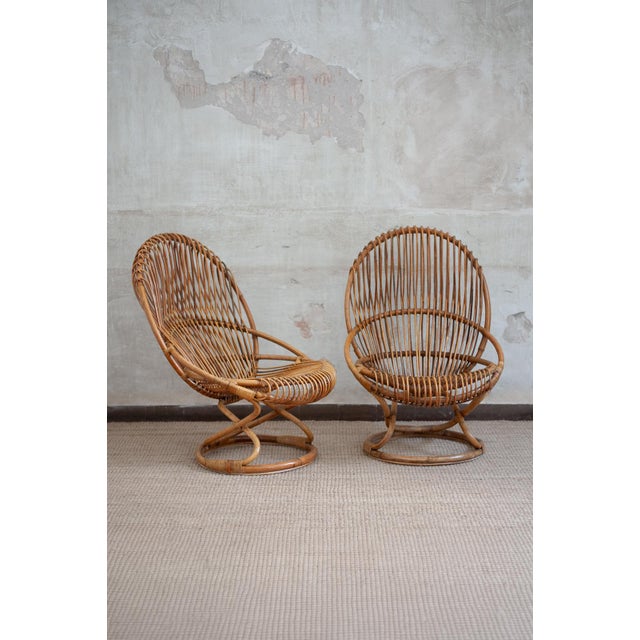 Tre Cerchi Armchairs by Tito Agnoli for Bonacina, Italy, 1950s, Set of 2 For Sale - Image 14 of 14