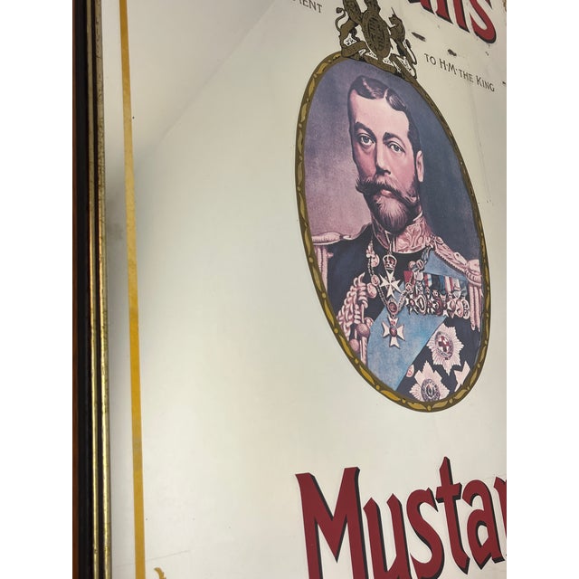 Mid-Century Colman's Mustard Advertising Pub Mirror, 1950s For Sale - Image 9 of 18