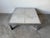 Mid-Century Modern 1970s Leon Rosen for Pace Collection Portuguese Marble & Polished Stainless Steel Coffee Table For Sale - Image 3 of 13