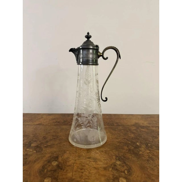 Antique Victorian Claret Jug, 1880 For Sale - Image 8 of 8