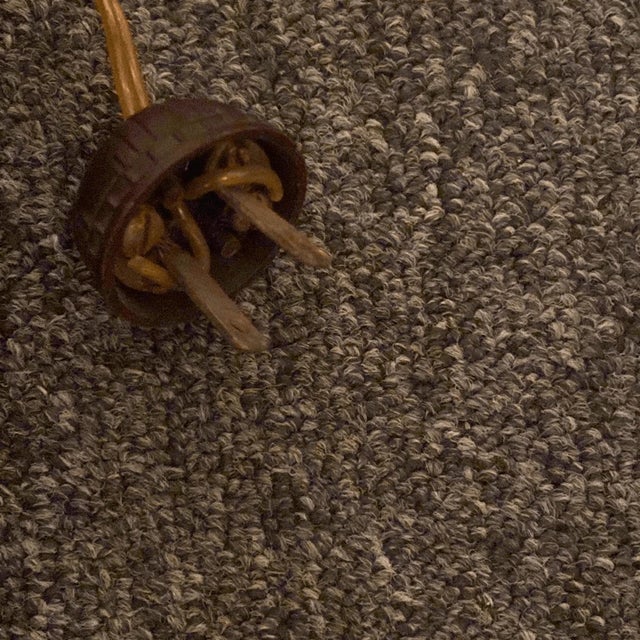 Mid 20th Century Maison Arlus Bronze Sconce Hand Holding Torch & Flame Glass Shade For Sale - Image 12 of 14