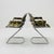 1 of 3 Gastone Rinaldi Space Age Chrome & Velvet Dining Room Chairs, 1970s, Italy . Gastone Rinaldi, cantilever chairs /...