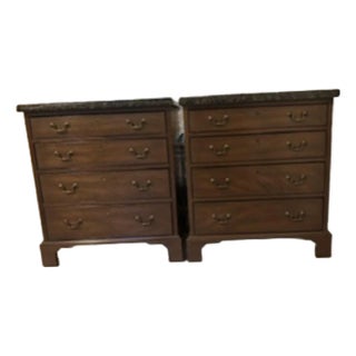 1970s Mahogany Side Tables - Pair For Sale