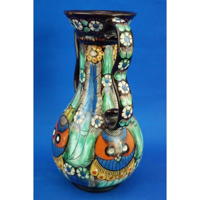 Ceramic Vase from Jean Wanzenried's Thun Factory, Switzerland, Late 19th Century For Sale - Image 3 of 18