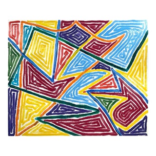 Contemporary Abstract Oil on Canvas Painting "Avalon" by Dana Gordon For Sale