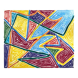 Contemporary Abstract Oil on Canvas Painting "Avalon" by Dana Gordon
