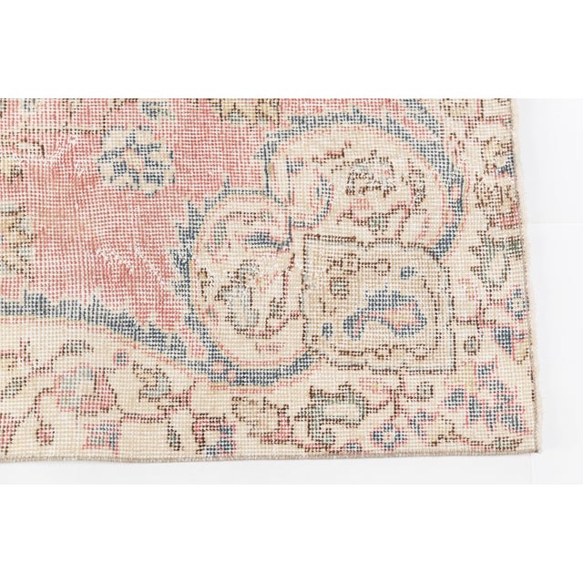 1960s Bohemian Turkish Area Wool Rug For Sale - Image 10 of 10