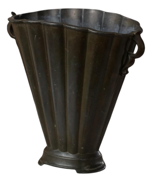 Art Deco Model D20 Vase in Patinated Disco Metal by Just Andersen, 1930s