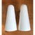 Mid-Century Modern Vintage Frosted Glass Cone Wall Sconces - A Pair For Sale - Image 3 of 12