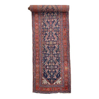 Nomadic Bidjar Antique Runner - 3.8 X 19.9 For Sale