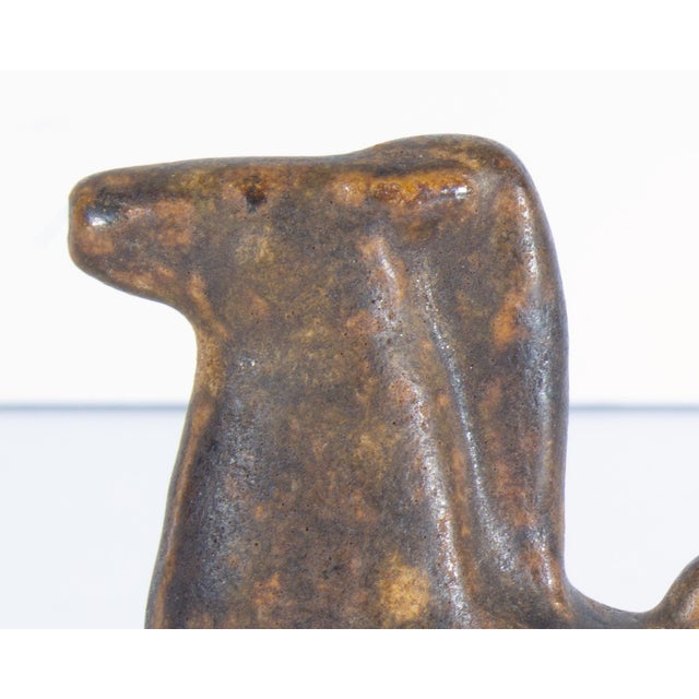 Brown Ceramic Horses by Helmut Friedrich Schäffenacker For Sale - Image 8 of 8